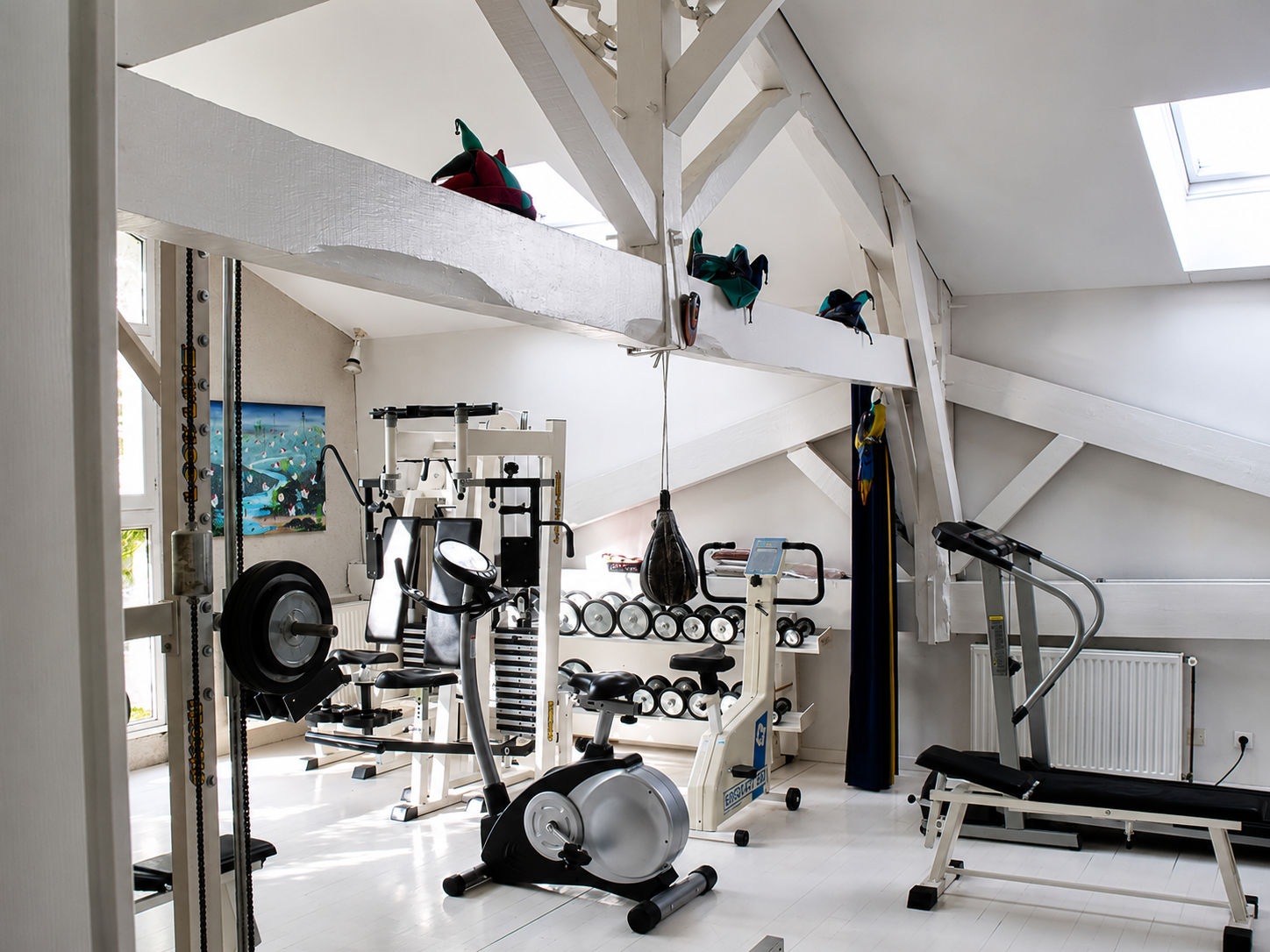Salle de remise en forme du Domaine du Bigourdan