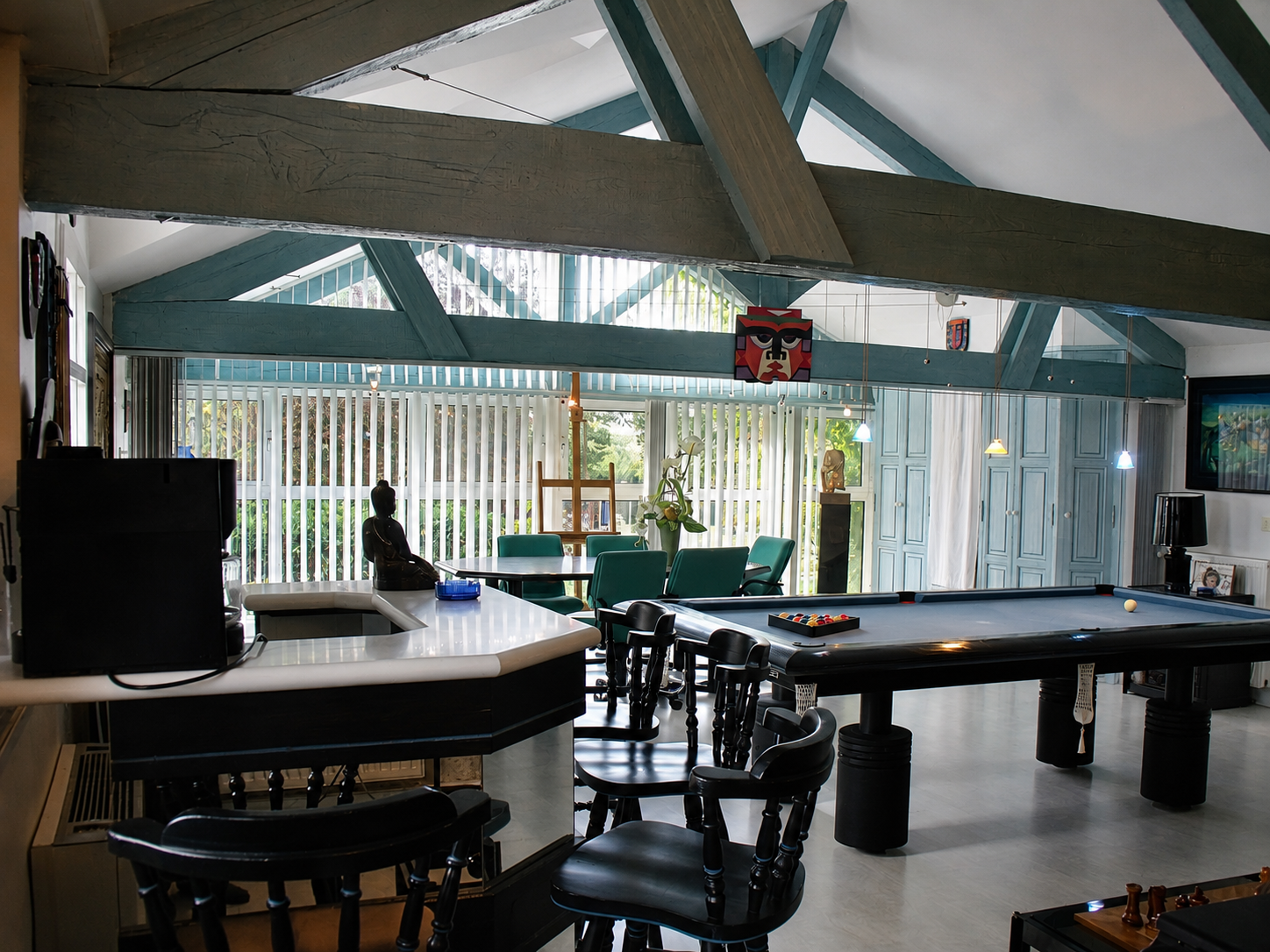 Salon de jeux pour les enfants au Domaine du Bigourdan